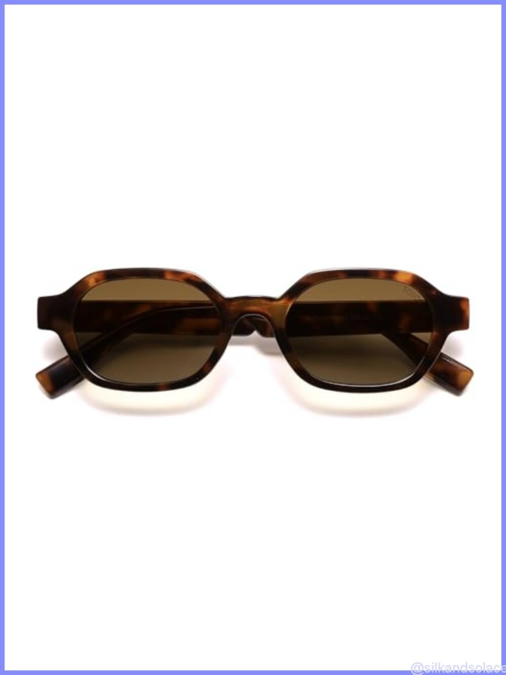 Retro Hexagonal Rectangle Polarized UV400 Sunglasses Unisex